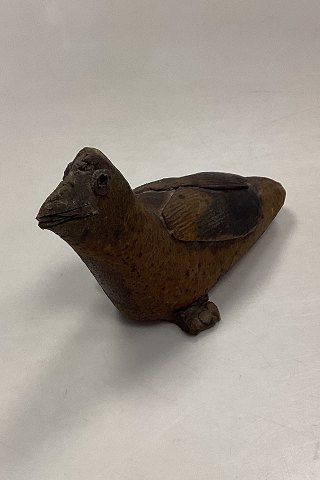 Sten Lykke Madsen Stoneware Unika Figurine of a Bird from 1998
