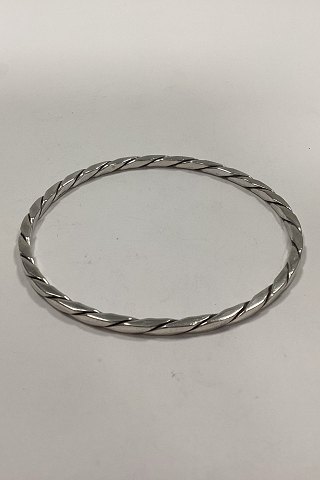 Modern Armring Bangle in Sterling Silver from Randers Sølvvarefabrik
