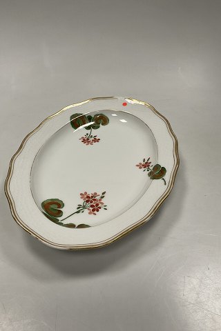 Royal Copenhagen Art Nouveau Pattern No. 225 Geranium Oval Platter No. 2043