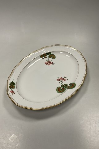 Royal Copenhagen Art Nouveau Pattern No. 225 Geranium Oval Platter No. 2012