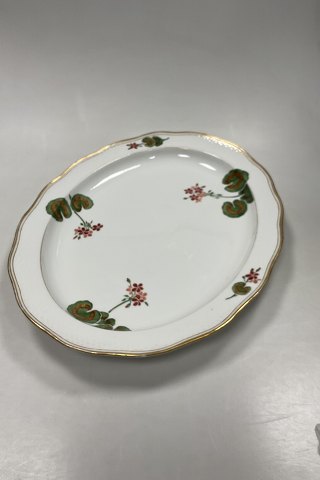 Royal Copenhagen Art Nouveau Pattern No. 225 Geranium Oval Platter No. 2014