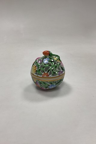 Herend Hungary Bonbonniere, openwork No. 6214