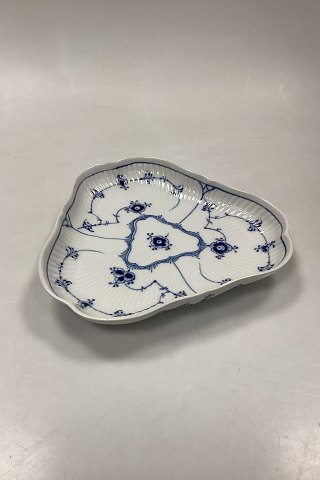 Royal Copenhagen Blue fluted Plain Triangular Dish No. 27