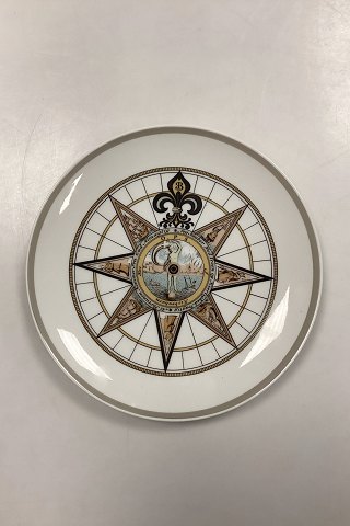 Royal Copenhagen Compass Plate from 1971