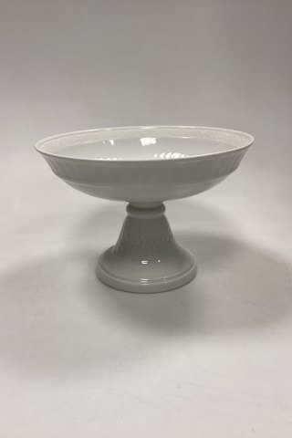 Royal Copenhagen White Fan Footed Bowl No. 11549