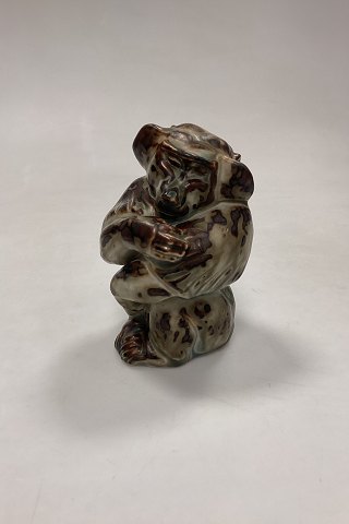 Royal Copenhagen Stoneware Figurine of Monkey/Baboon No. 20216
