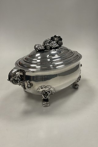 Georg Jensen Sterling Silver Tureen on feet No. 337 B