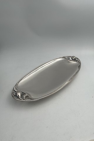 Georg Jensen Blossom Sterling Silver Oval Bowl / Tray No. 2D