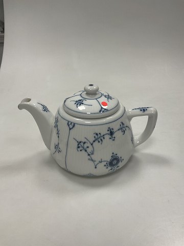 Royal Copenhagen Blue Fluted Plain Hotel Tea Pot No. 2220