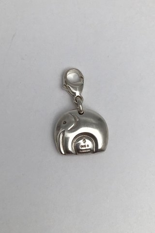 Georg Jensen Sterling Silver Charm / Pendant Elephant