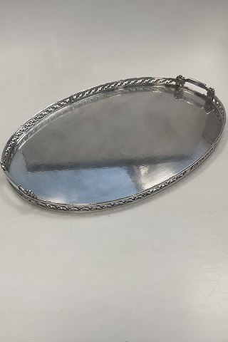 Georg Jensen Sterling Silver Tray with 2 handle No. 377B
