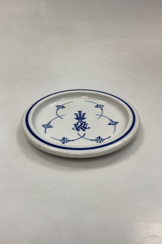 Bing and Grondahl Blue Fluted Saucer for Flower Pot with logo RW