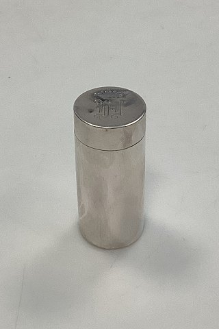 Toothpick or Pill Case in Silver with Monogram