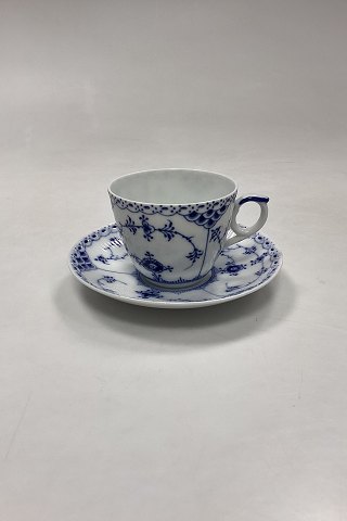 Royal Copenhagen Blue Fluted Half Lace Coffee Cup No. 626