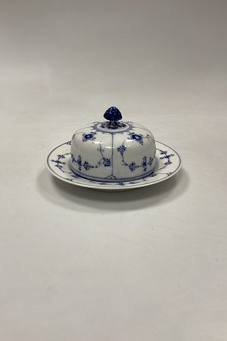 Royal Copenhagen Blue Fluted Plain Butter Dish No. 4