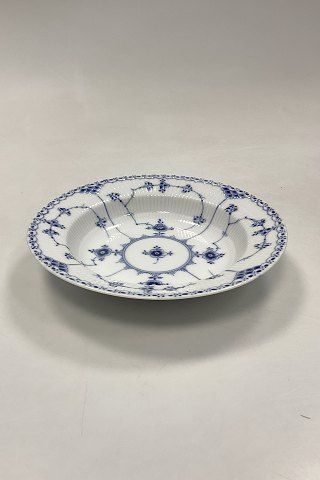 Royal Copenhagen Blue Fluted Half Lace Deep Plate No. 566