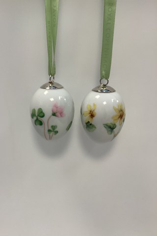 Royal Copenhagen Easter Eggs - Wood Sorrel and Pilewort 2013