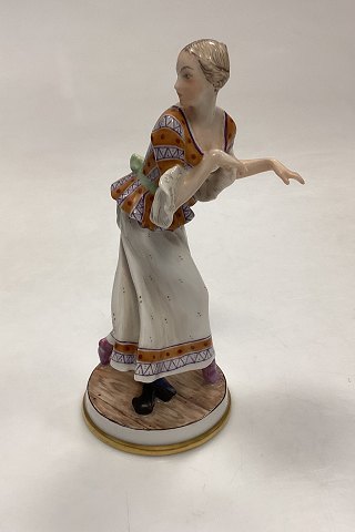 Bing and Grøndahl Figurine Lady without slippers on a base No. 8035