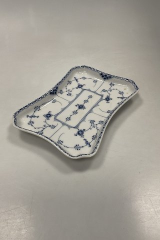 Royal Copenhagen Blue Fluted Half Laced Oblong Tray No 716