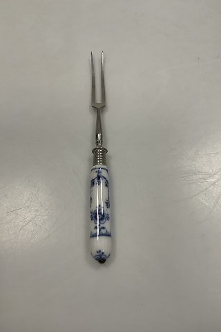 Royal Copenhagen Blue Fluted Plain Cold Meat Fork long handle