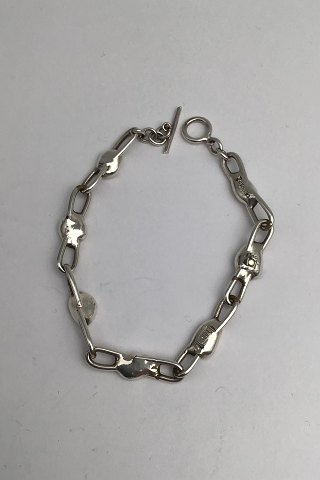 Jacob Hull Silver Plated Metal Bracelet