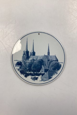 Royal Copenhagen Plate with Roskilde Cathedral No. 6/1665