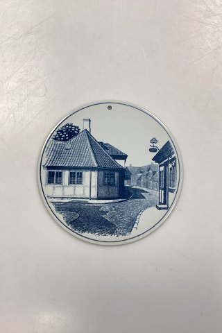 Royal Copenhagen Plate with Hans Christian Andersens House No. 8/1665