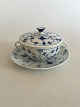 Bing & Grondahl Blue Traditional Blue Fluted Bouillon Cup, Saucer and Lid