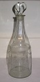 Glass bottle with stopper 19th century.
