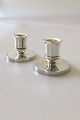 Georg Jensen Cactus Candlesticks in Sterling Silver No 749