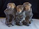 Royal Copenhagen Figurine Monkeys - Trio No 940