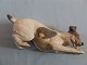 Royal Copenhagen Figurine Dog Chewing Bone No 704