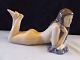 Royal Copenhagen Figurine Nude Girl laying down No 4704