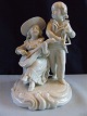 Royal Copenhagn Figurine Boy and girl with violin Early model