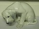 Royal Copenhagen Figurine Labrador puppy "Bob" No 318. Rare white model