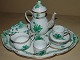 Herend Hungary Chinese Bouguet Green Tete a Tete set