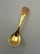 Georg Jensen Annual Spoon 1976 in Gilded Sterling Silver