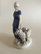 Bing & Grondahl Figurine Girl with Sheep No 2010