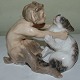 Royal Copenhagen Figurine Faun with Cat No 1036