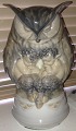Royal Copenhagen Figurine Owl with Fauns No 2146