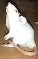 Dahl Jensen Figurine White mouse No 1010