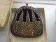 Early Georg Jensen Bag with Silver lock and fantastic embroiding No 102
