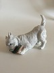 Royal Copenhagen Figurine of Dog with Slipper (terrier) No 3476