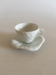 Royal Copenhagen White Triton Mocca Cup and Saucer14179(072/073)