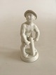Dahl Jensen Blanc de Chine Figurine of Construction Worker No 1193