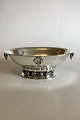 Georg Jensen Hammered Sterling Silver Oval Centerpiece Bowl with Grape motif No 
296B