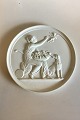 Royal Copenhagen Biscuit Plate "Shepherdess with a Beloved". No 110.