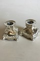 Silver Plated A pair of Candleholders