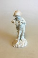Royal Copenhagen Bisque Figurine of Boy with Grapes