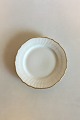 Royal Copenhagen White Curved with serrated Gold edge(Pattern 387/ Josephine) 
Cake Plate No 1626